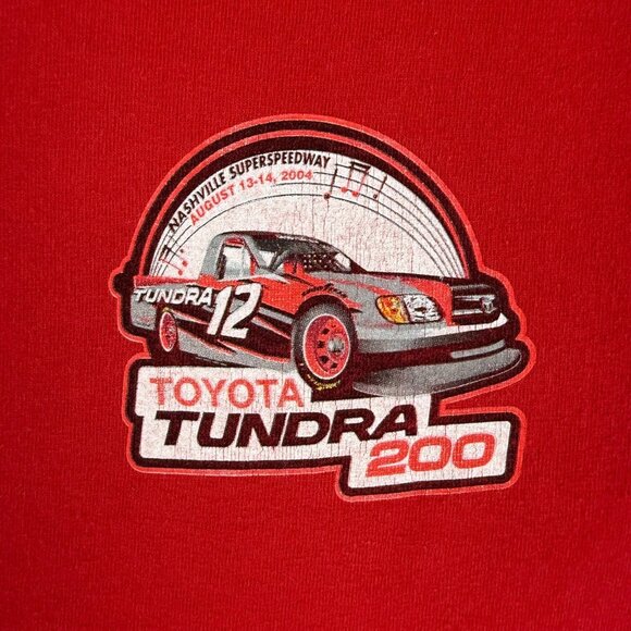 Vintage NASCAR Shirt Men's Large Nashville Craftsman Truck Series Toyota Tundra - Picture 4 of 8